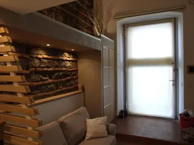 Area soggiorno di Borgo Apartment