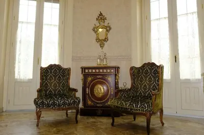 Area soggiorno di Palazzo Vitrano Tourist apartment 2