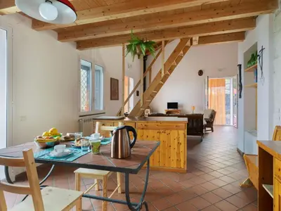 Area soggiorno di Holiday Home Alcunché by Interhome