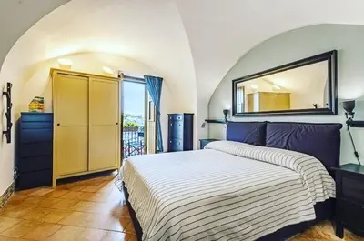 Letto o letti in una camera di La Casetta Azzurra