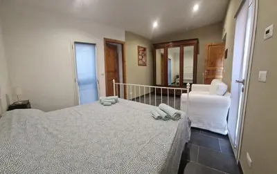 Letto o letti in una camera di La casa di Matilde