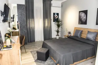 Letto o letti in una camera di La Via Di Mezzo