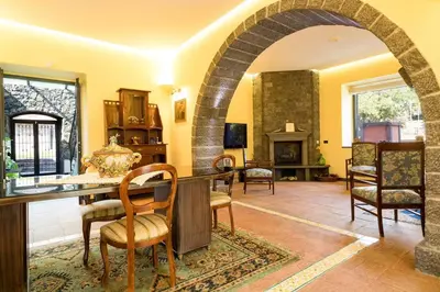 Area soggiorno di Villa Oliva