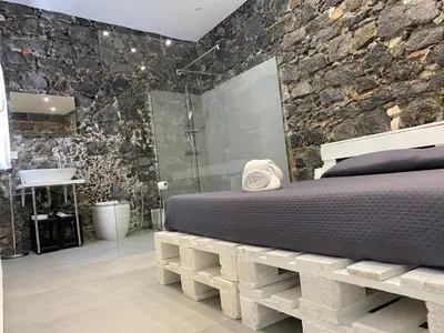 Letto o letti in una camera di F&M HOUSE
