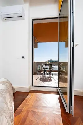 Area soggiorno di Perla Marina Sea View Apartment