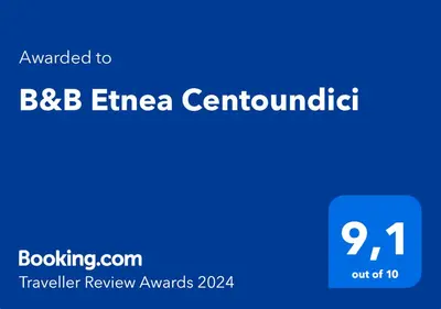 Certificato, attestato, insegna o altro documento esposto da B&B Etnea Centoundici