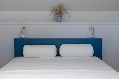Letto o letti in una camera di Villa Rose Acireale Santa Tecla