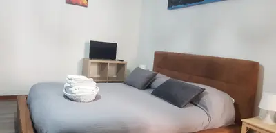 Letto o letti in una camera di Alba Marina e Tramonti Etnei