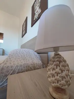 Letto o letti in una camera di La casa sui tetti
