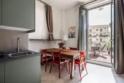 Cucina o angolo cottura di Le Dimore del Corso Acireale I - Sicily Stay, fra Catania, Taormina, il Mare e l'Etna