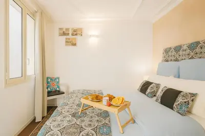 Letto o letti in una camera di Casa Bianca - Centro Città e due minuti a piedi dalla Metro