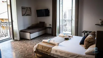 Letto o letti in una camera di Celeste Rooms - Boutique B&B with Breakfast near Via Etnea