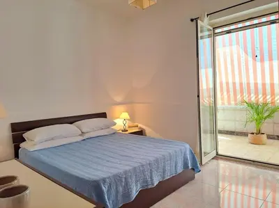 Letto o letti in una camera di Ambra