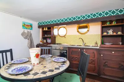 Cucina o angolo cottura di La terrazza sul cielo