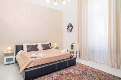 Letto o letti in una camera di L'Antico Cortile di Alba