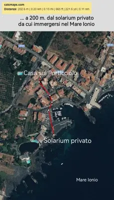 Planimetria di LA CASA SUL PORTICCIOLO - STAZZO