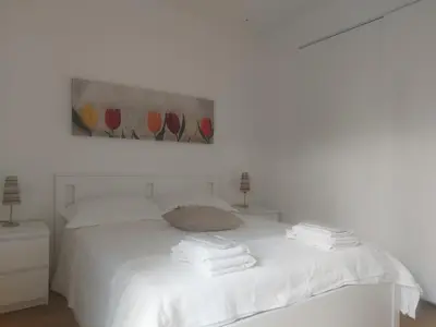 Letto o letti in una camera di La casa di Matías
