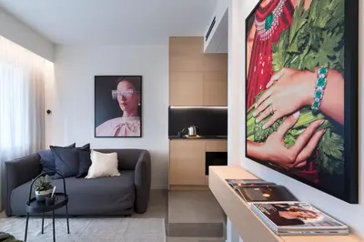 Area soggiorno di Catania Smart Apartments