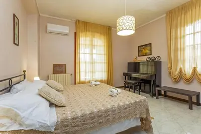 Letto o letti in una camera di Il Giardino di Pietra