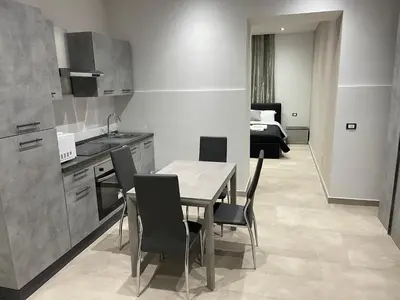 Cucina o angolo cottura di Le suite del corso Italia