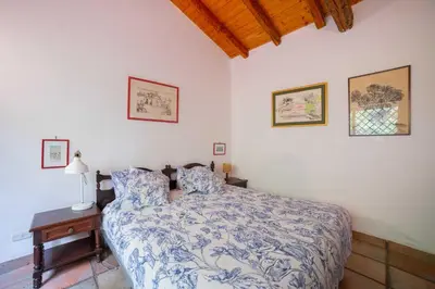 Letto o letti in una camera di Etna Botanic Garden