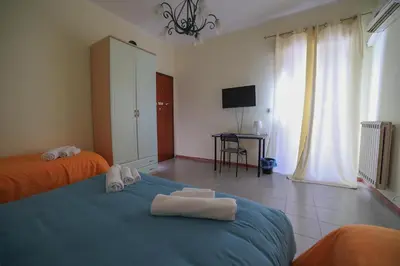 Letto o letti in una camera di A casa da Antonio