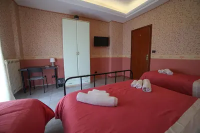 Letto o letti in una camera di A casa da Antonio