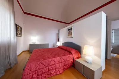 Letto o letti in una camera di La Corte dei Nespoli