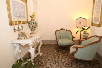 Area soggiorno di Casa Elide