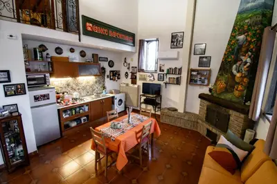 Cucina o angolo cottura di Casa Don Vito