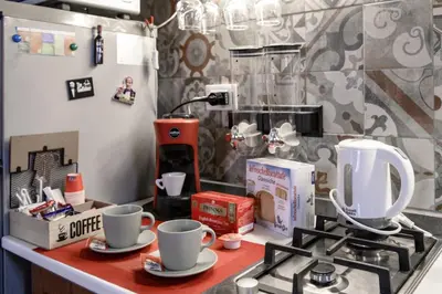 Set per la preparazione di tè e caffè presso Casa Don Vito