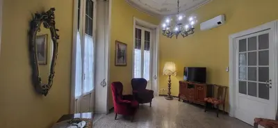 TV o dispositivi per l'intrattenimento presso Palazzo Vitrano Tourist Apartment 1