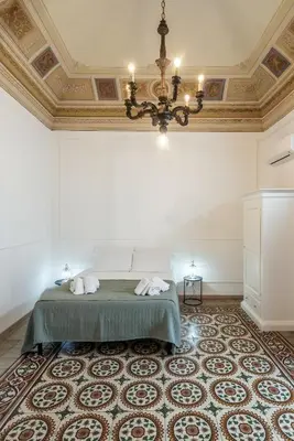 Letto o letti in una camera di Primo Piano