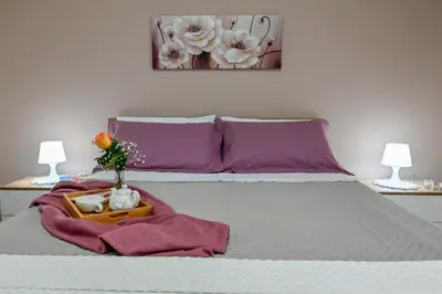 Letto o letti in una camera di Il cuore di Lavika