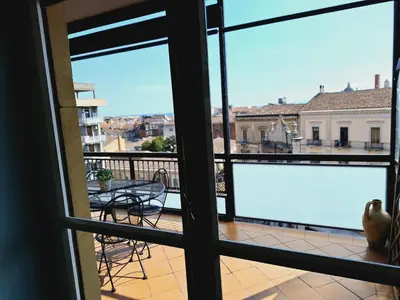 Balcone o terrazza di Exclusive Central Place-Piazza Stesicoro-Via Etnea