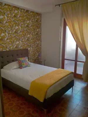 Letto o letti in una camera di Siculè B&B
