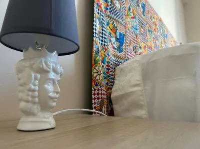 Letto o letti in una camera di Casa Ultreia, appartamento