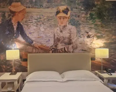 Letto o letti in una camera di Art & Jazz Hotel