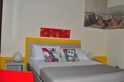 Letto o letti in una camera di B&B Da Rì