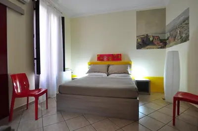 Letto o letti in una camera di B&B Da Rì