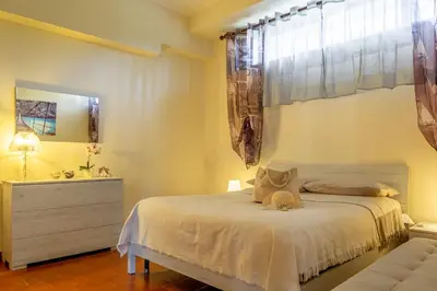 Letto o letti in una camera di Villa TreA