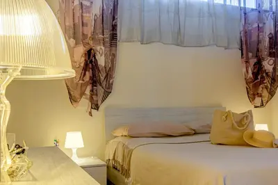 Letto o letti in una camera di Villa TreA