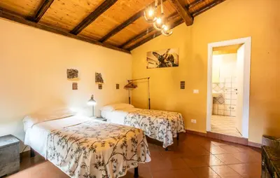 Letto o letti in una camera di Nonni