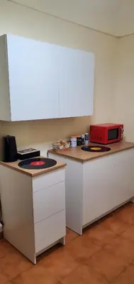 Cucina o angolo cottura di Cifalino - Full Cozy Apartment with Wi-Fi in Catania