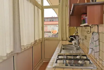 Cucina o angolo cottura di Sea View House, Riposto