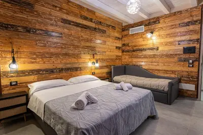 Letto o letti in una camera di Corten Hotel