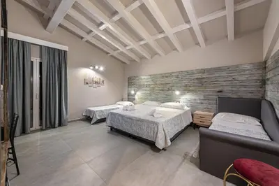 Letto o letti in una camera di Corten Hotel