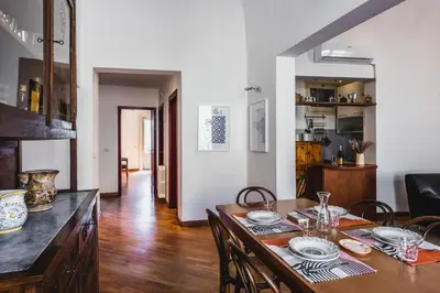 Area soggiorno di Classic Apartment La Maddalena by Wonderful Italy