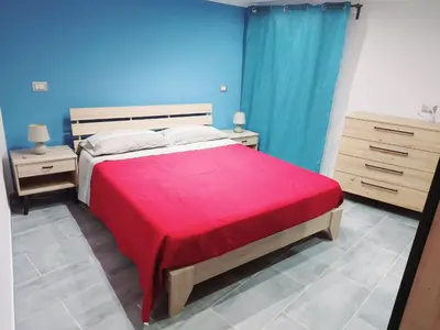 Letto o letti in una camera di Blu Etna Casa Vacanze
