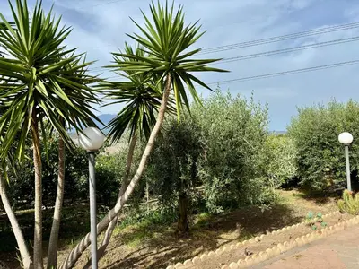 Giardino di Chalet Con Piscina